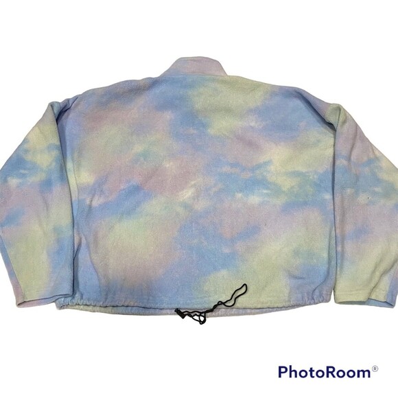 Disney Star Wars Rebel Alliance Pastel Tie Dye Fleece Crop Sweater XXL - Picture 2 of 2